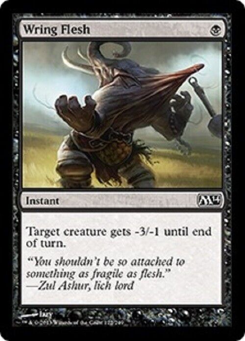 MTG MTG 4x Wring Flesh M14 Magic 2014 Core Set Cards Magic The Gathering
