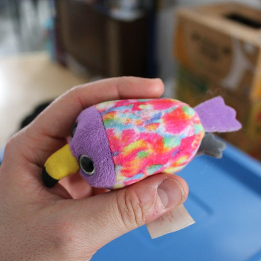 Ty Teenie Beanie Boos- Gilda The Flamingo- Mcdonald'S Happy Meal Toy No Hang Tag