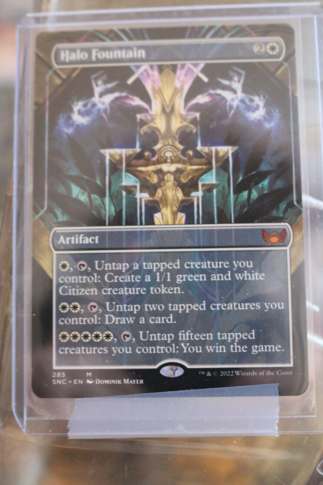 MTG MTG 1x Halo Fountain BorderlessStreets of New Capenna Magic the ga Omniphustoys MTG MTG 1x Halo Fountain BorderlessStreets of New Capenna Magic the ga Omniphustoys