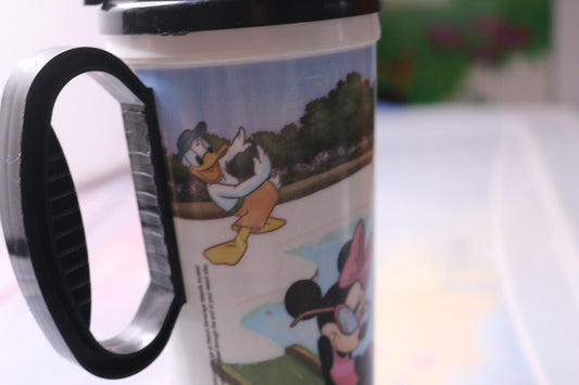 Disney Parks Travel Mug Let The Memories Begin Refillable Souvenir Cup Lid Black