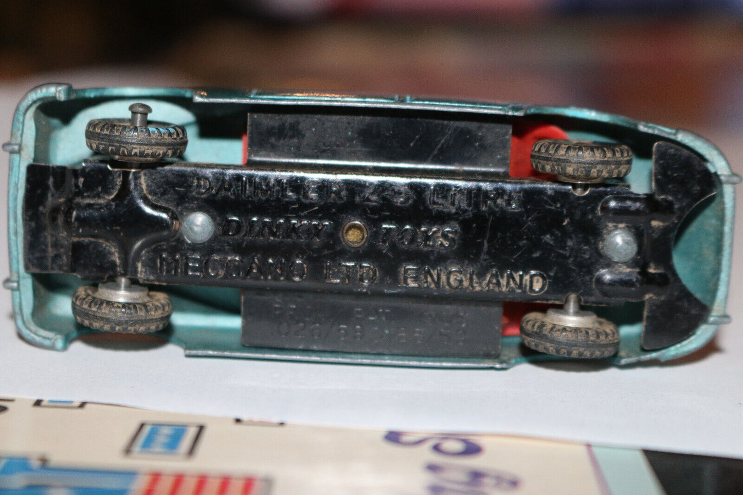 Scarce Vtg 1960S Dinky No 146 Daimler 2.5 Litre V8.
