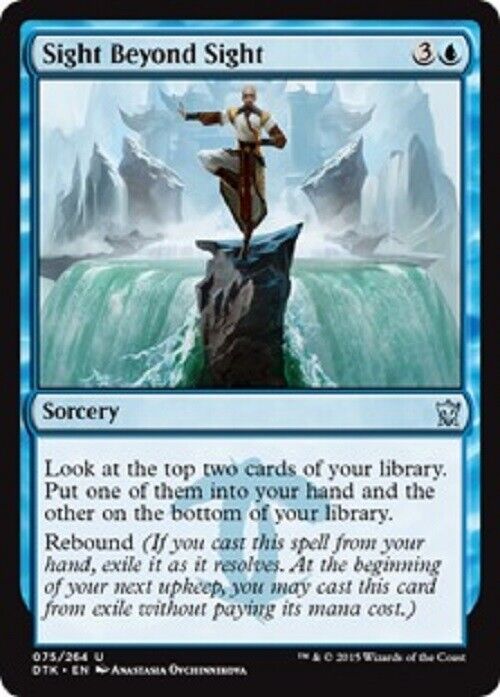 MTG MTG 1x Sight Beyond Sight DTK Dragons of Tarkir Card Magic The Gathering