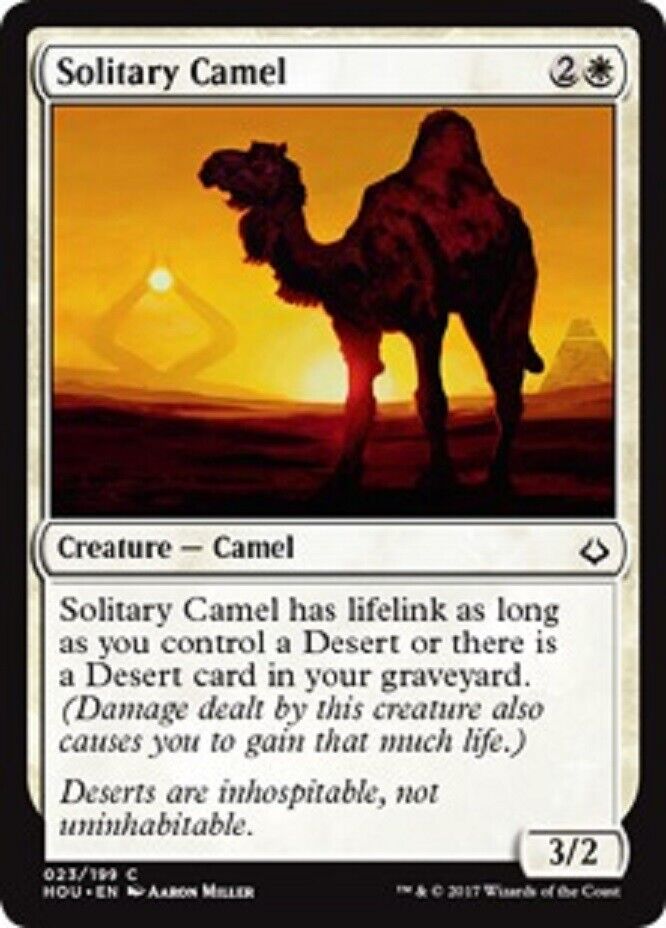 MTG MTG 4x Solitary Camel Hour of Devastation cards Magic The Gathering