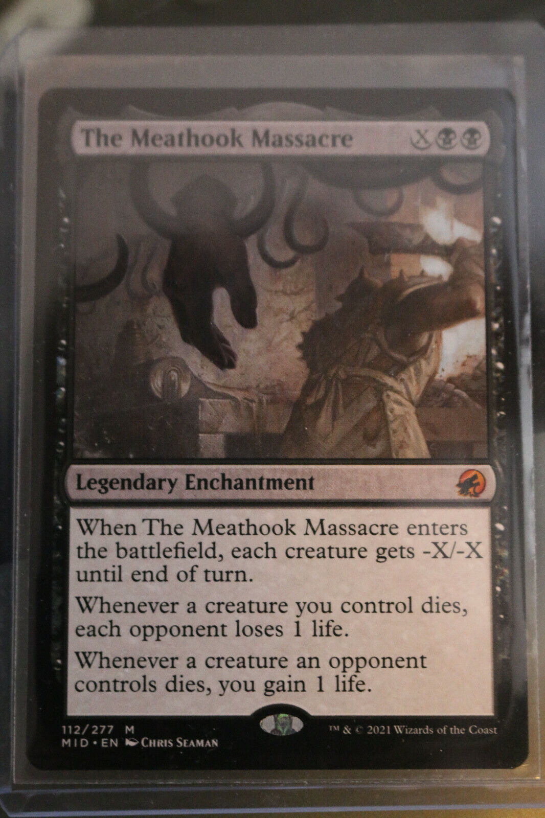 MTG MTG 1x The Meathook Massacre Innistrad: Midnight Hunt Magic the Gathering