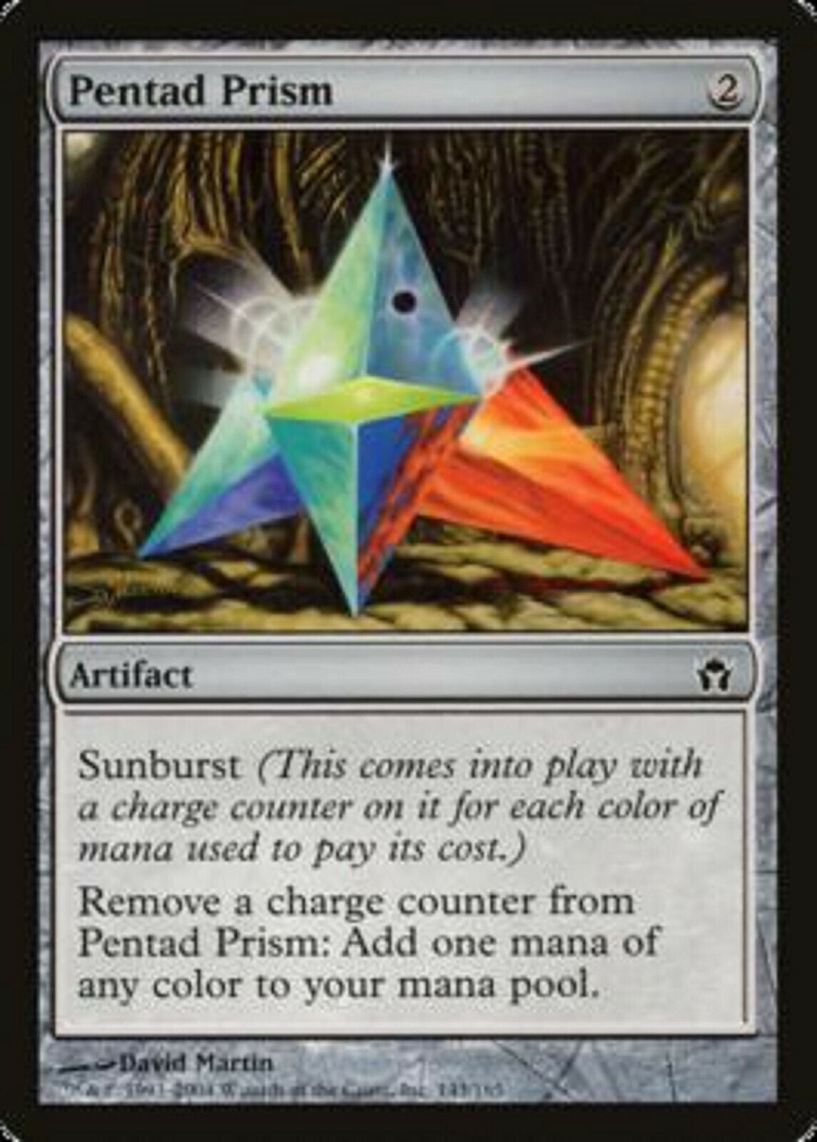 MTG 1x Pentad Prism Fifth Dawn card MTG Magic the Gathering