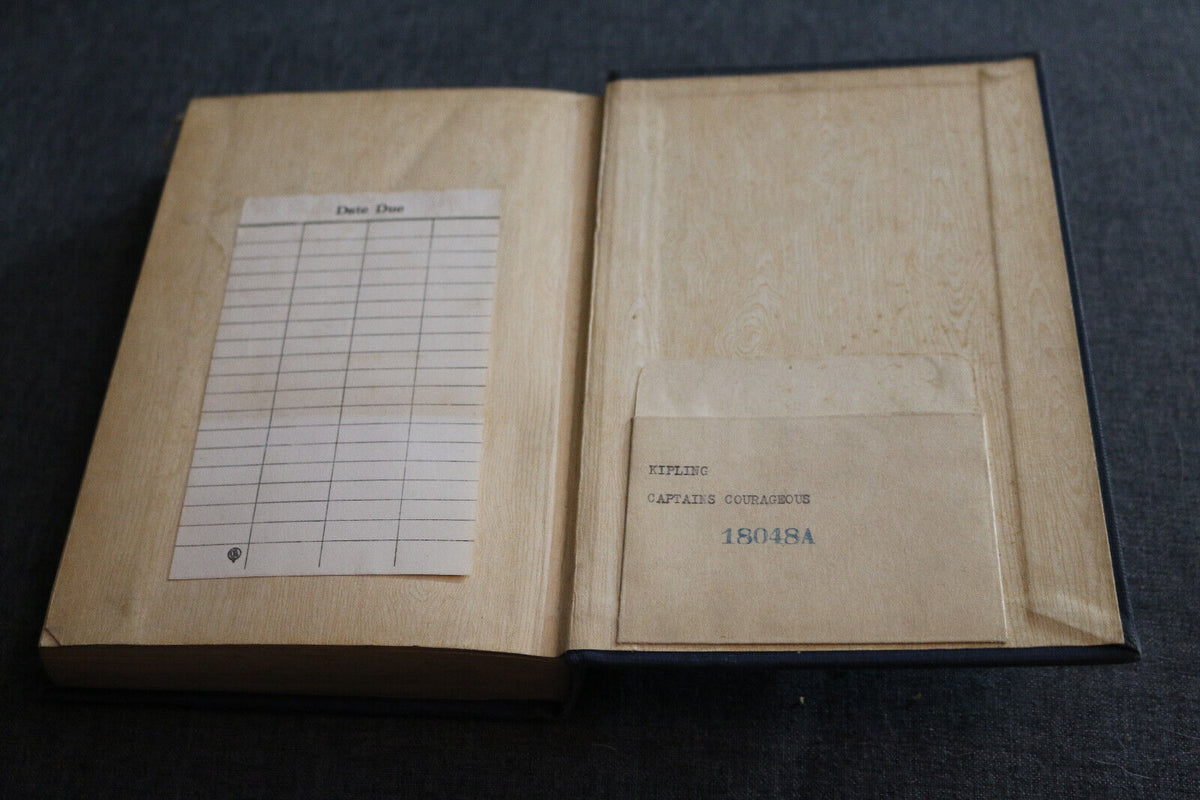 Captains Courageous Kipling Hardcover Antique Book Vintage 1897?