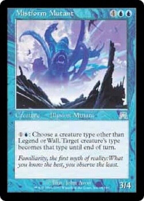 MTG MTG 1x Mistform Mutant ONS Onslaught Card Magic The Gathering pauper