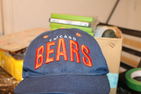 Vintage Chicago Bears Nfl Sports Specialties Budweiser Snapback Hat Adjustable