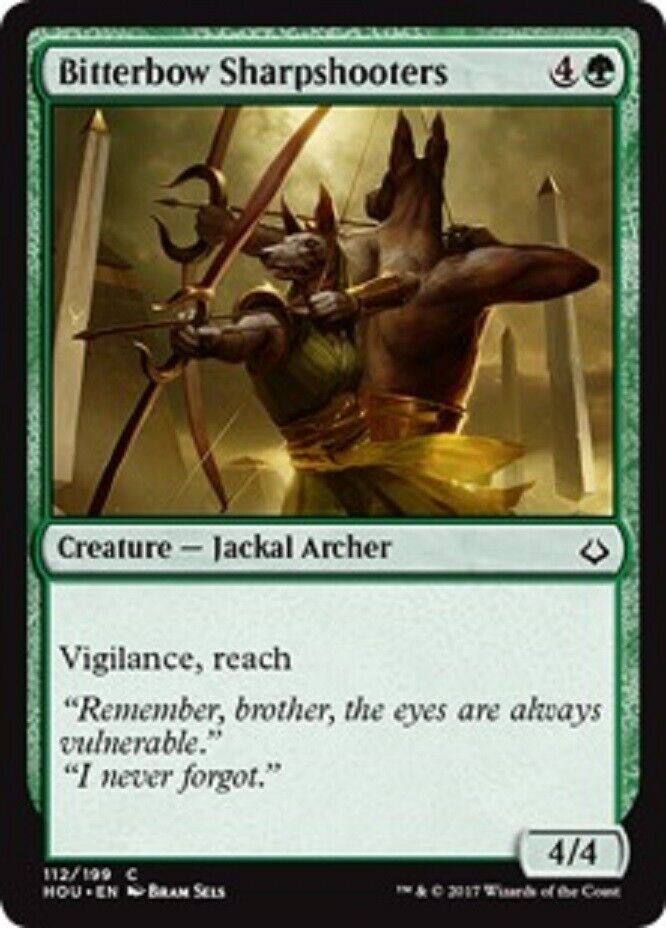 MTG MTG 4x Bitterbow Sharpshooters Hour of Devastation cards Magic The Gathering