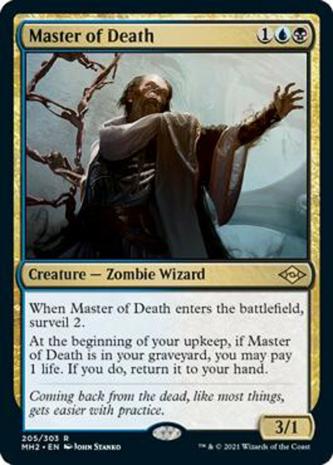 MTG MTG Master of Death Modern Horizons 2 card Magic The Gathering