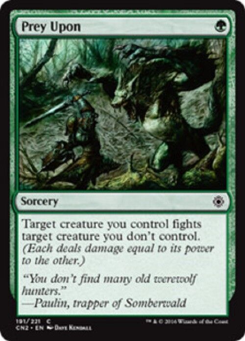 MTG 4x Prey Upon Conspiracy: Take the Crown MTG MAGIC THE GATHERING CARDS