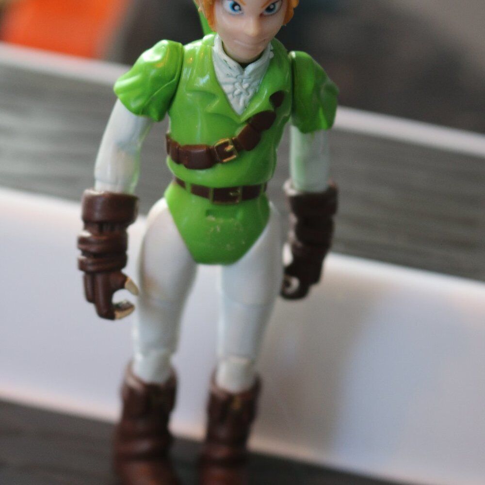 World of Nintendo The Legend of Zelda: Ocarina of Time Link Action Figure 4  Inches
