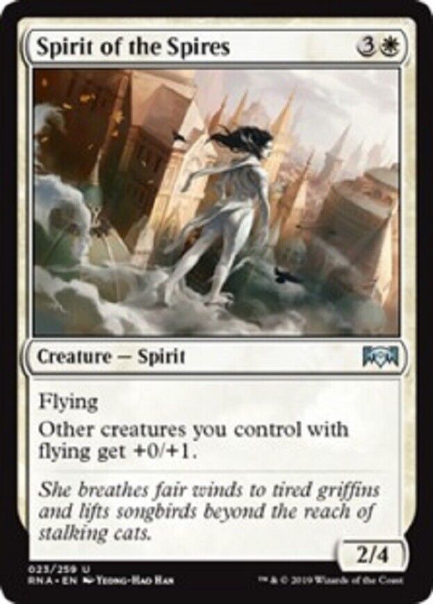 MTG MTG 1x Spirit of the Spires Ravnica Allegiance White Card Magic The Gathering