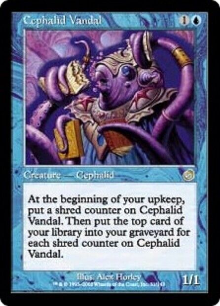 MTG 1x Cephalid Vandal Torment card MTG Magic the Gathering