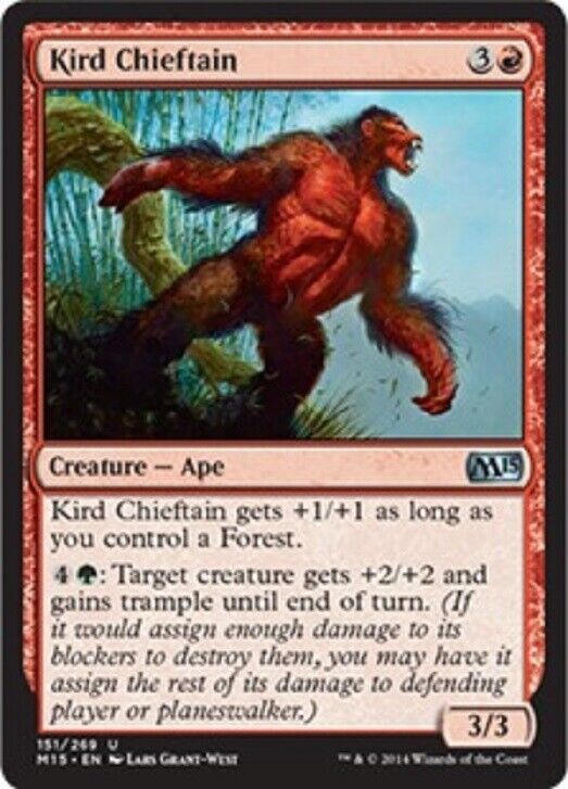 MTG MTG 1x Kird Chieftain Magic 2015 Core Set Magic the Gathering