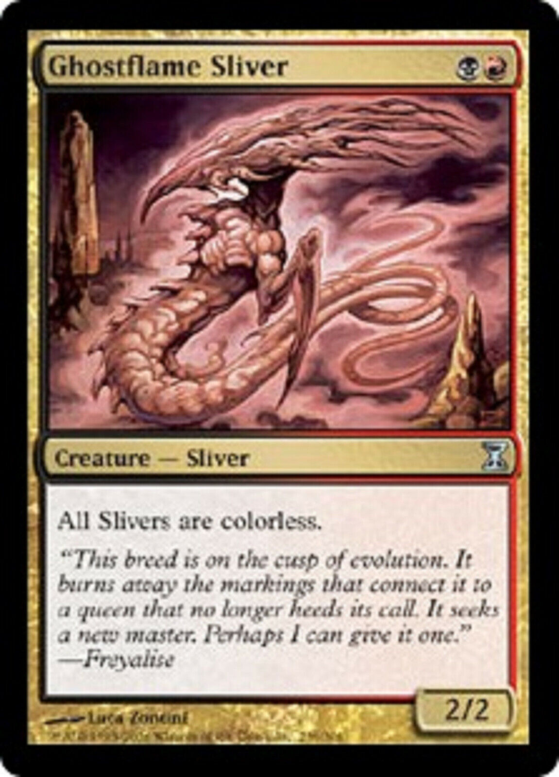MTG MTG 1x Ghostflame Sliver Time Spiral Magic The Gathering
