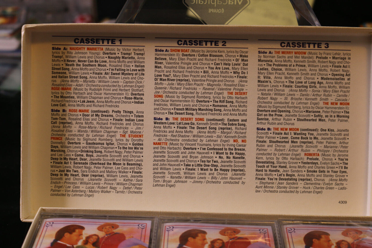 Treasury Of Great Operettas Reader'S Digest Cassettes Sealed Collector'S Edition