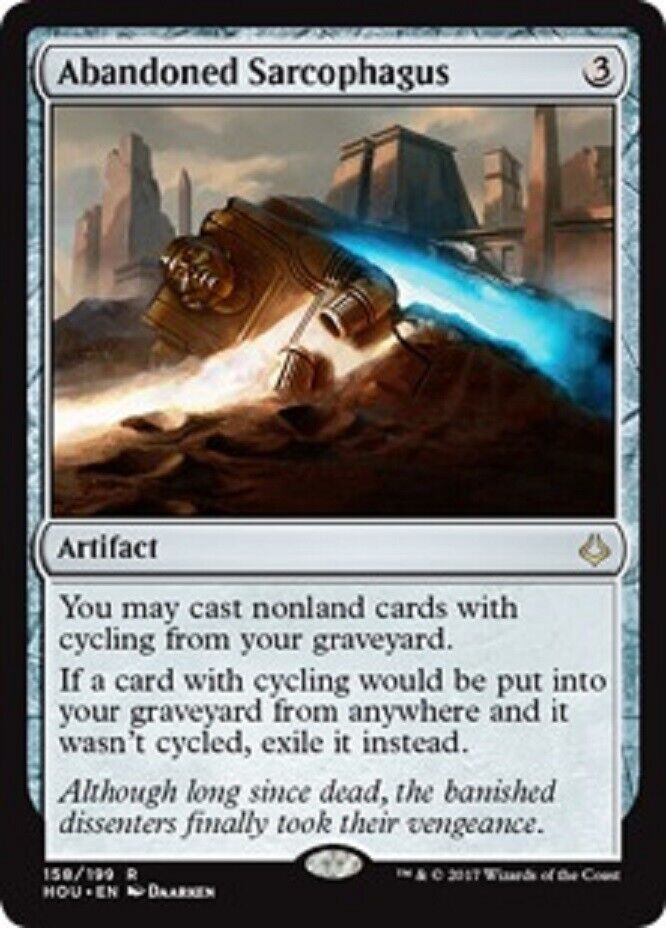 MTG MTG X1 Abandoned Sarcophagus Hour of Devastation Magic the GAthering