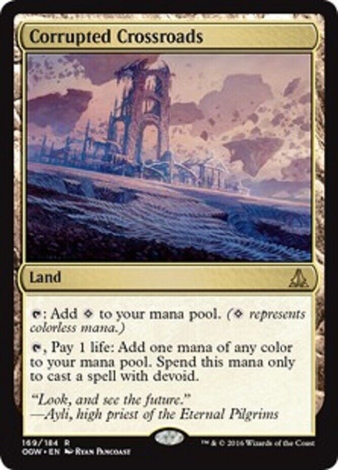 MTG 1x Corrupted Crossroads Oath of the Gatewatch Magic the Gathering Card Land NM