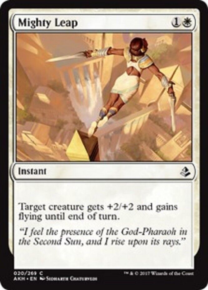 MTG MTG 4x Mighty Leap Amonkhet cards Magic The Gathering