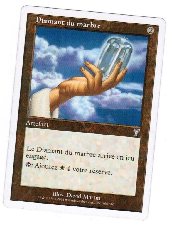 MTG MTG 1x Marble Diamond Seventh Edition Français french Magic the Ga –  Omniphustoys