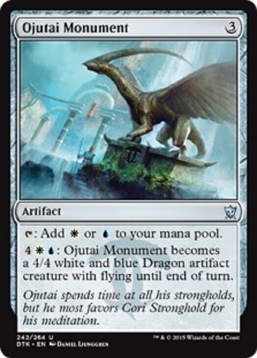 MTG Mtg x1 Ojutai Monument Dragons of Tarkir Magic the Gathering card