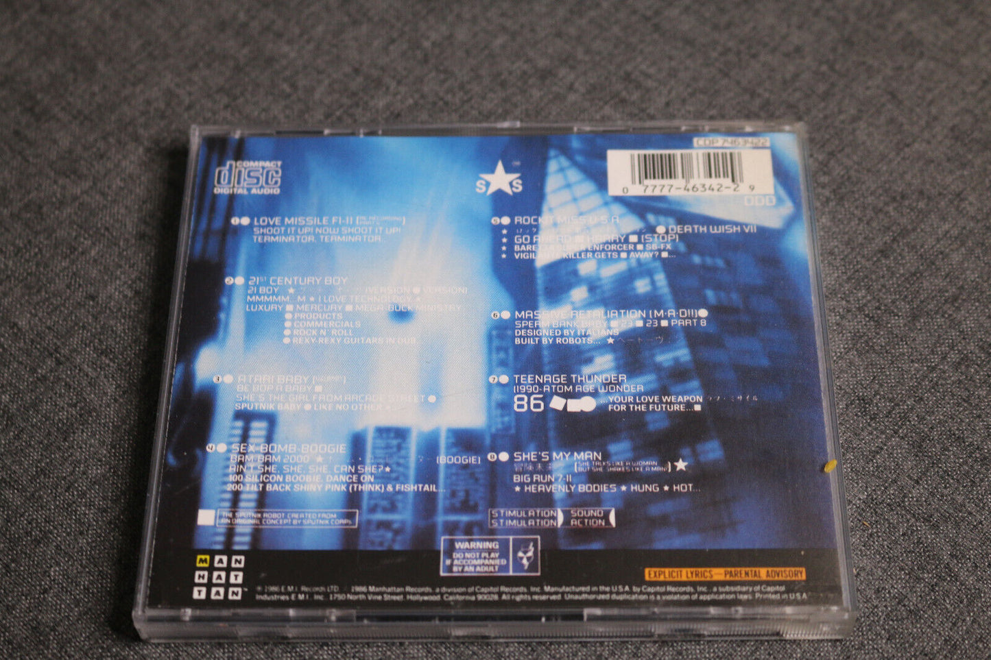 Sigue Sigue Sputnik Flaunt It Cd Used A 21St Century Toy Parlophone