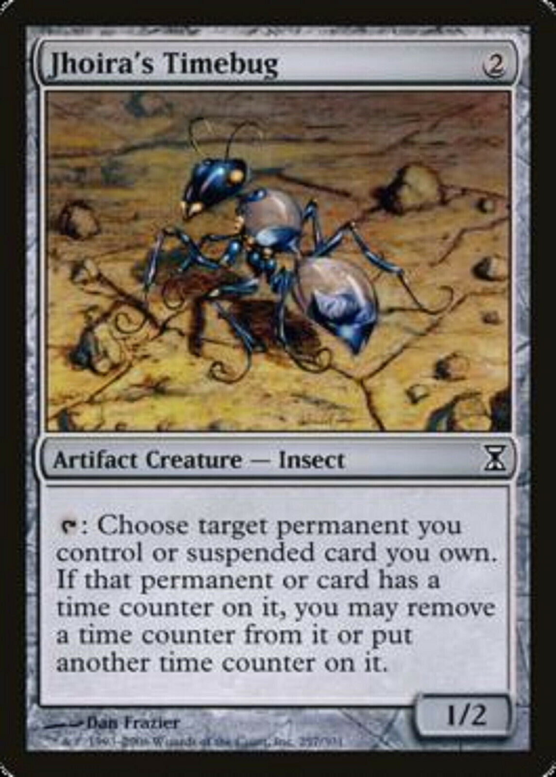 MTG MTG 1x Jhoira's Timebug Time Spiral card Magic the Gathering