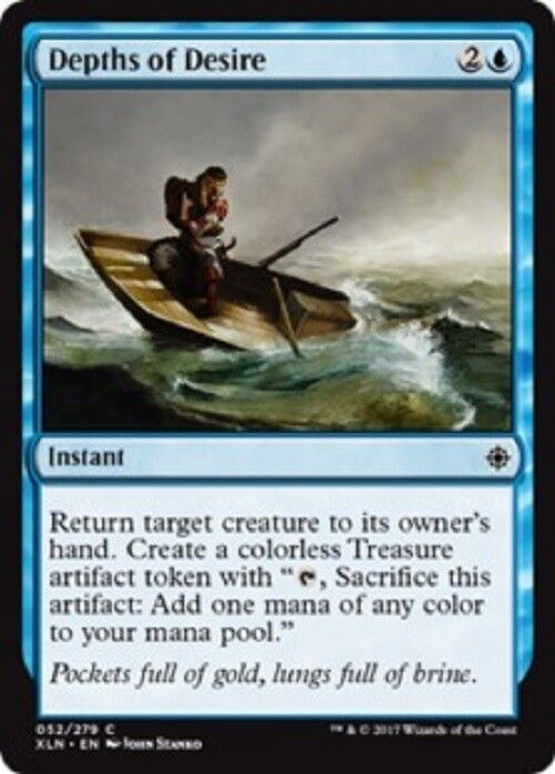 MTG 4x Depths of Desire Ixalan MTG Magic the gathering Blue Cards Omniphustoys MTG 4x Depths of Desire Ixalan MTG Magic the gathering Blue Cards Omniphustoys
