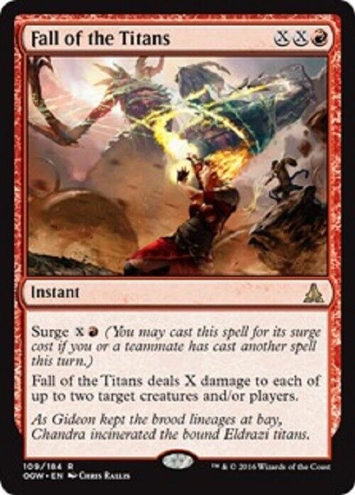 MTG x1 Fall of the Titans Oath of the Gatewatch Magic the Gathering card
