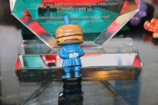 1985 Mcdonalds Pvc Mc Donald'S Big Mac Figure Vintage Toy Zorro