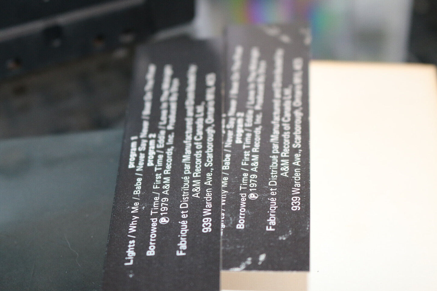 Styx: Cornerstone (Cassette, 1979, A&M Records)