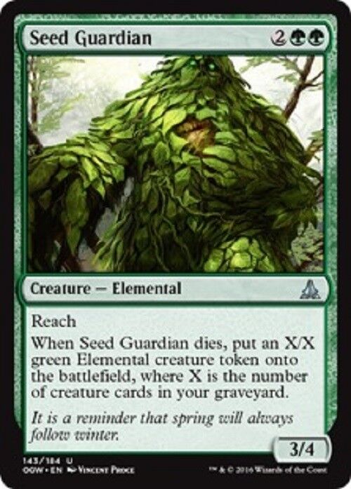 MTG MTG 3x Seed Guardian Oath of the Gatewatch Card Magic The Gatherin –  Omniphustoys