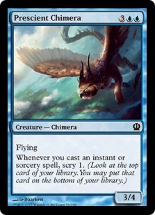 MTG MTG Prescient Chimera Theros X4 4x Magic the GAthering cards