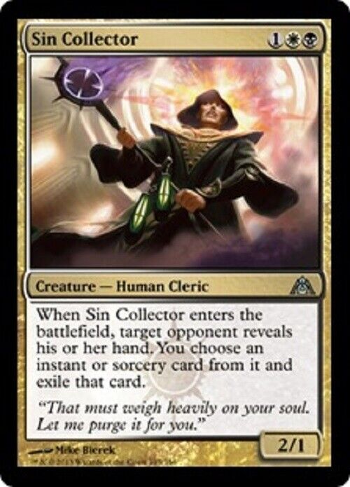 MTG MTG 1x Sin Collector DGM Dragon's Maze Card Magic The Gathering