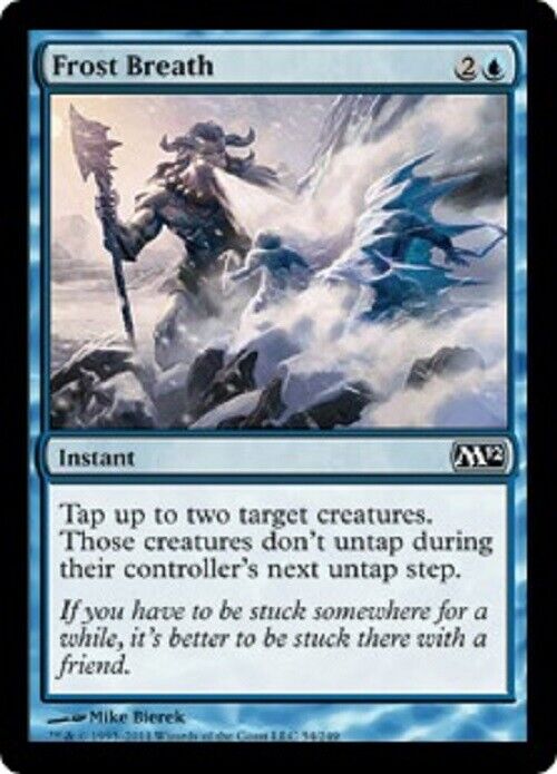 m12 mtg cards MTG MTG 4x Frost Breath M12 Magic 2012 Card Magic The Gathering mP – Omniphustoys