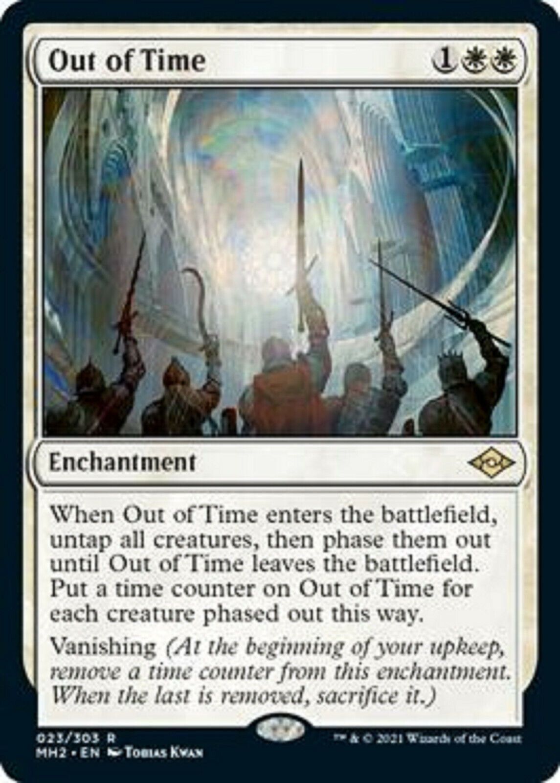 MTG MTG 1x Out of Time Modern Horizons 2 card Magic The Gathering