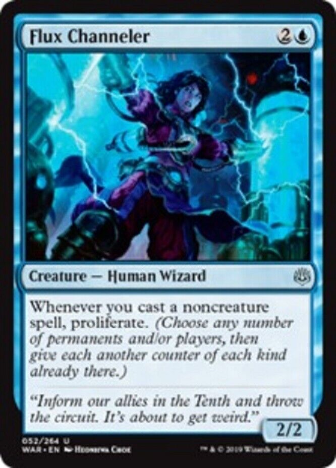 MTG MTG 1x Flux Channeler War of the Spark Card Magic The Gathering NM