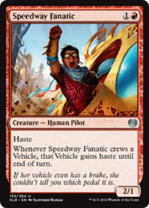 MTG MTG 1x Speedway Fanatic Kaladesh Card Magic The Gathering – Omniphustoys