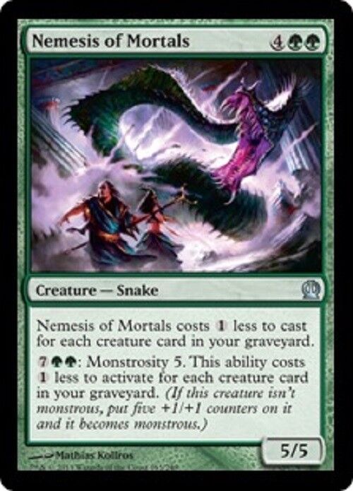 MTG MTG 2x Nemesis of Mortals THS Theros Card Magic The Gathering