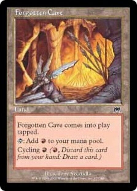 MTG 1x Forgotten Cave Onslaught card MTG Magic the Gathering
