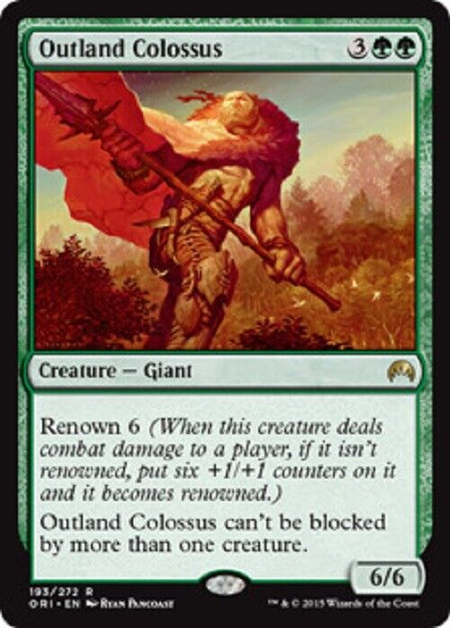 MTG x1 Outland Colossus Magic Origins Magic the Gathering card