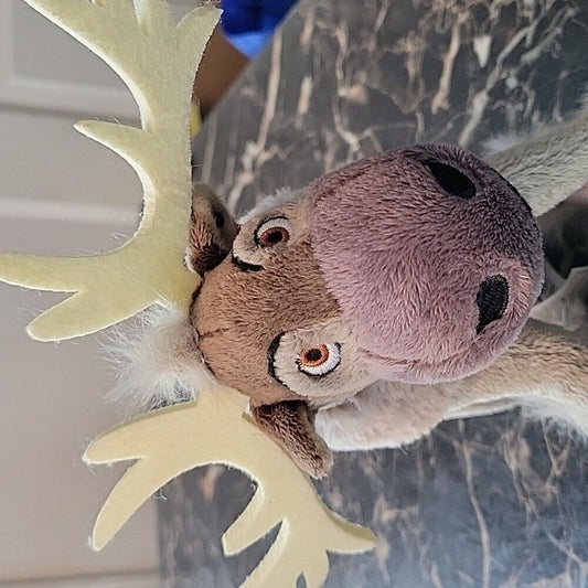 Disney Sven Frozen Ll Plush 7" Reindeer Talking Voice Stuffed Animal Soft