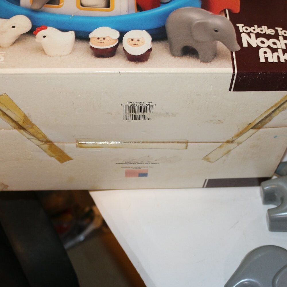 Little Tikes Toddle Tots Noahs Ark Playset Near Complete With Box Vintage Vintag