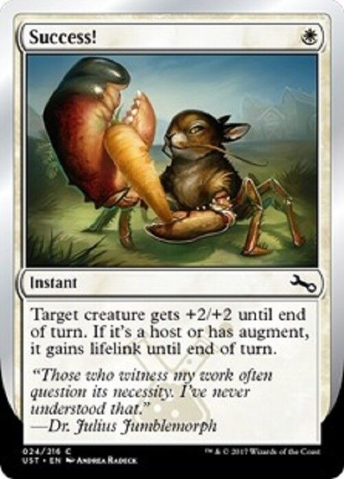 MTG 4x Success! Unstable Cards Magic the Gathering MTG – Omniphustoys