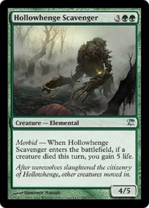 MTG Hollowhenge Scavenger Innistrad MTG Magic the Gathering card