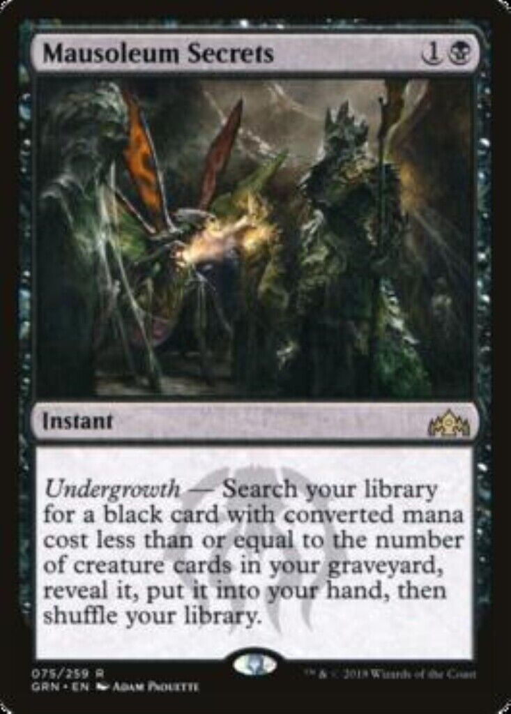 MTG 1x Mausoleum Secrets Guilds of Ravnica MTG Magic the Gathering card