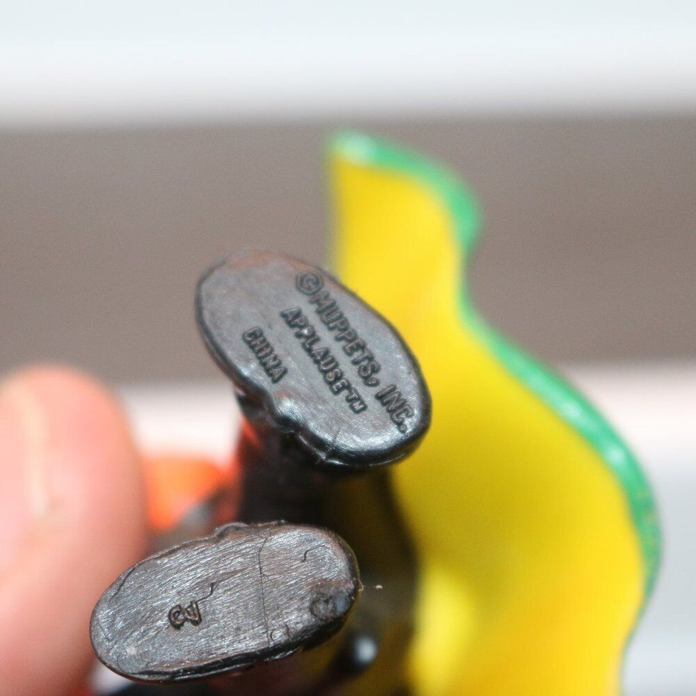 Vtg Applause Sesame Street Halloween Count Von Count Holding Pumpkin Pvc Figure