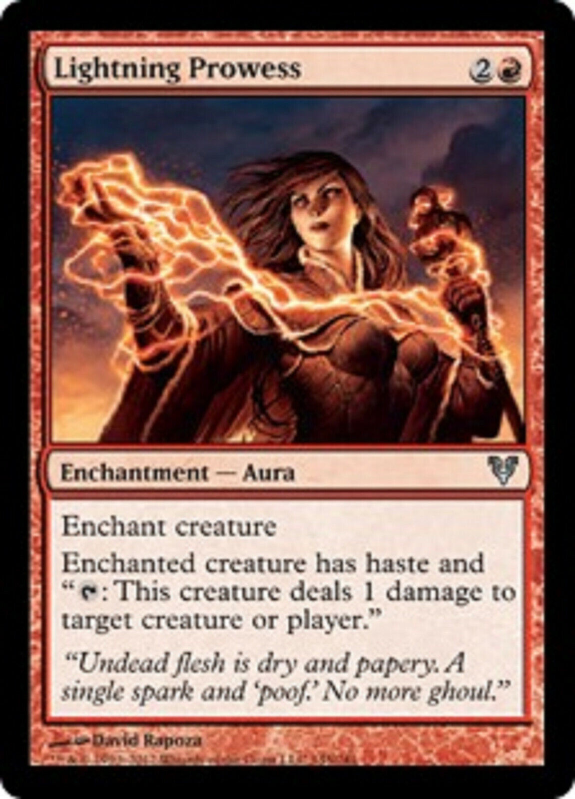 MTG 1x Lightning Prowess Avacyn Restored Card MTG Commander