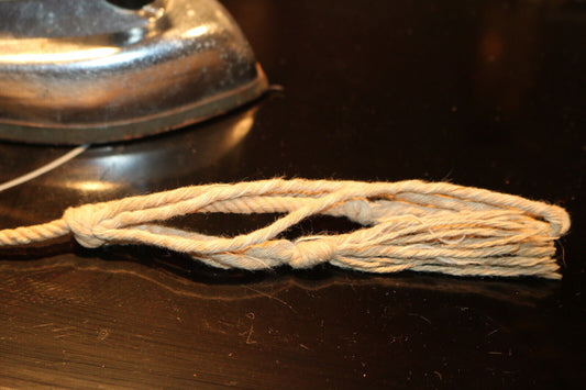 Vintage Sunny Suzy Wolverine Tin Metal Toy Iron Usa Black Silver Cotton Cord